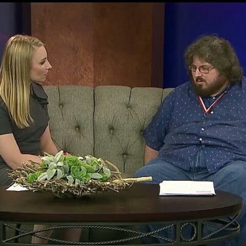 Julius the Jules, talking to anchor Laura Rogers on WBKO Television.